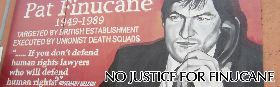 Supporting an Independent, International Finucane Inquiry