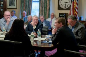 A meeting of the American Brexit Committee